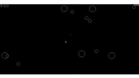 DEMO of Asteroids in c++ from scratch