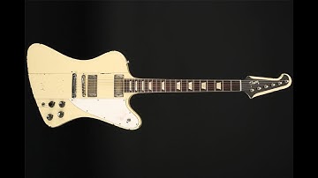 Gibson Custom Shop Johnny Winter 1964 Firebird V Murphy Lab Aged in Polaris White