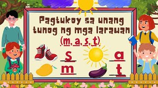 Week 10 || Pagtukoy sa Unang Tunog ng mga Larawan(m, s, a, t) Resimi