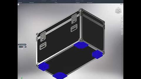 Adding Castors | Flight Case Design Software