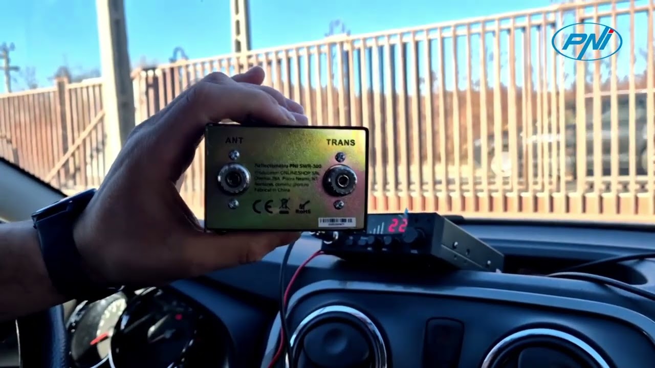 Reflectometer PNI SWR 300 PWR SWR Meter - RF power 0-100 watt EN