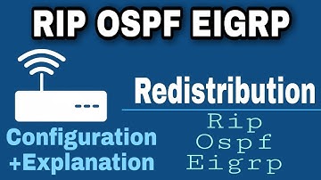 Configuring RIP OSPF and EIGRP Redistribution in Cisco Packet Tracer in Hindi/Urdu | CCNA CCNP |