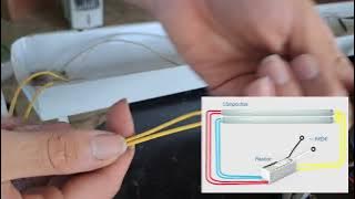 substituição de reator de lampada fluorescente 40w