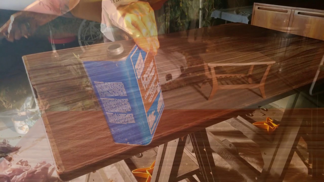 Refinishing a Mid Century teak dining table