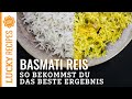 Basmati Reis kochen GRUNDREZEPT 🍚| Vermeide diese Fehler wenn du lockeren Reis willst