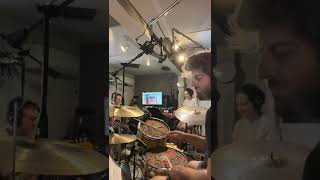 Rehearsing with Kait Dunton and Sean Hurley for a new album!