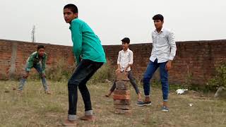 Gully cricket with champaklal umpire