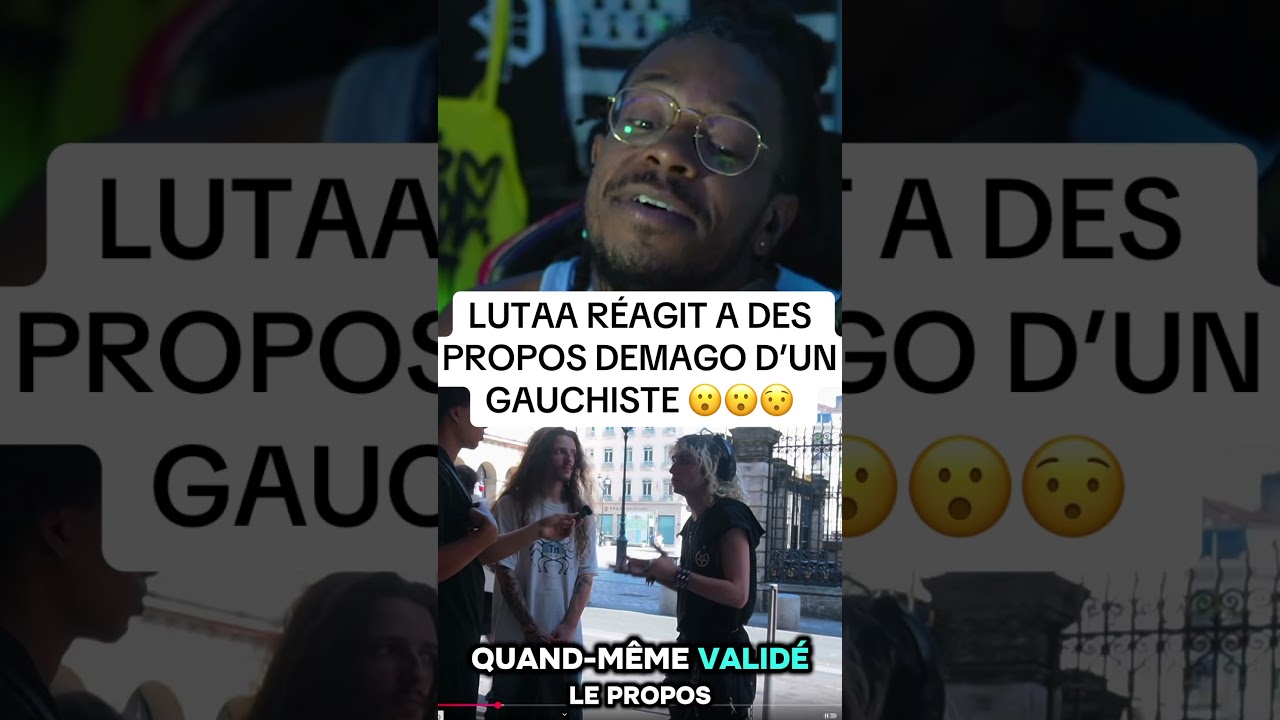 Je réagit à des propos dangeureux d’un gauchiste 😮😮 