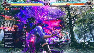 Zafina - Tekken 8 - Season 2 - 101 Damage MNT 4,3 Launch combo