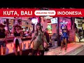 Bali nightlife  kuta bali indonesia night walking tour  legian bali