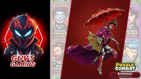 Guvs Hero Reviews: Bunraku #puzzlecombat