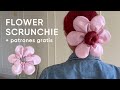 DIY Flower Scrunchie