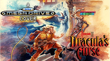 Castlevania III / Akumajō Densetsu 悪魔城伝説 - Beginning - Sega Genesis / Mega Drive Cover YM2612 + PSG