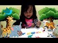 Mainan Anak, Zahra mengenal nama2 hewan