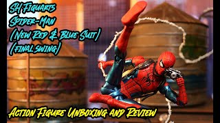 Sh Figuarts Spider-Man (New Red & Blue suit/Final Swing) Unboxing & Review #actionfigures #spiderman
