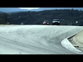 Say What? a BMW X5M beating a BMW M3 Coupe around a corner.