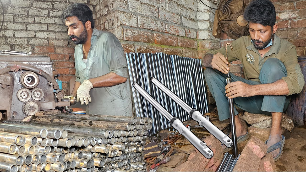 Manufacturing Process Of Motorcycle Front Shock Absorber YouTube