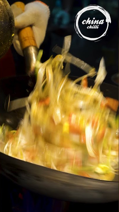 Chinese Street Food - MOST AUTHENTIC CHAR KWAY TEOW 10 Years of Wok Skills! #Shorts