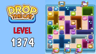 Drop the cat level 1374 walkthrough solution 