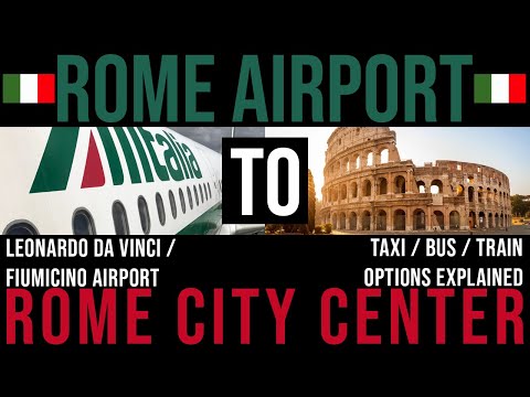 Vidéo: Comment Se Rendre De L'aéroport De Rome