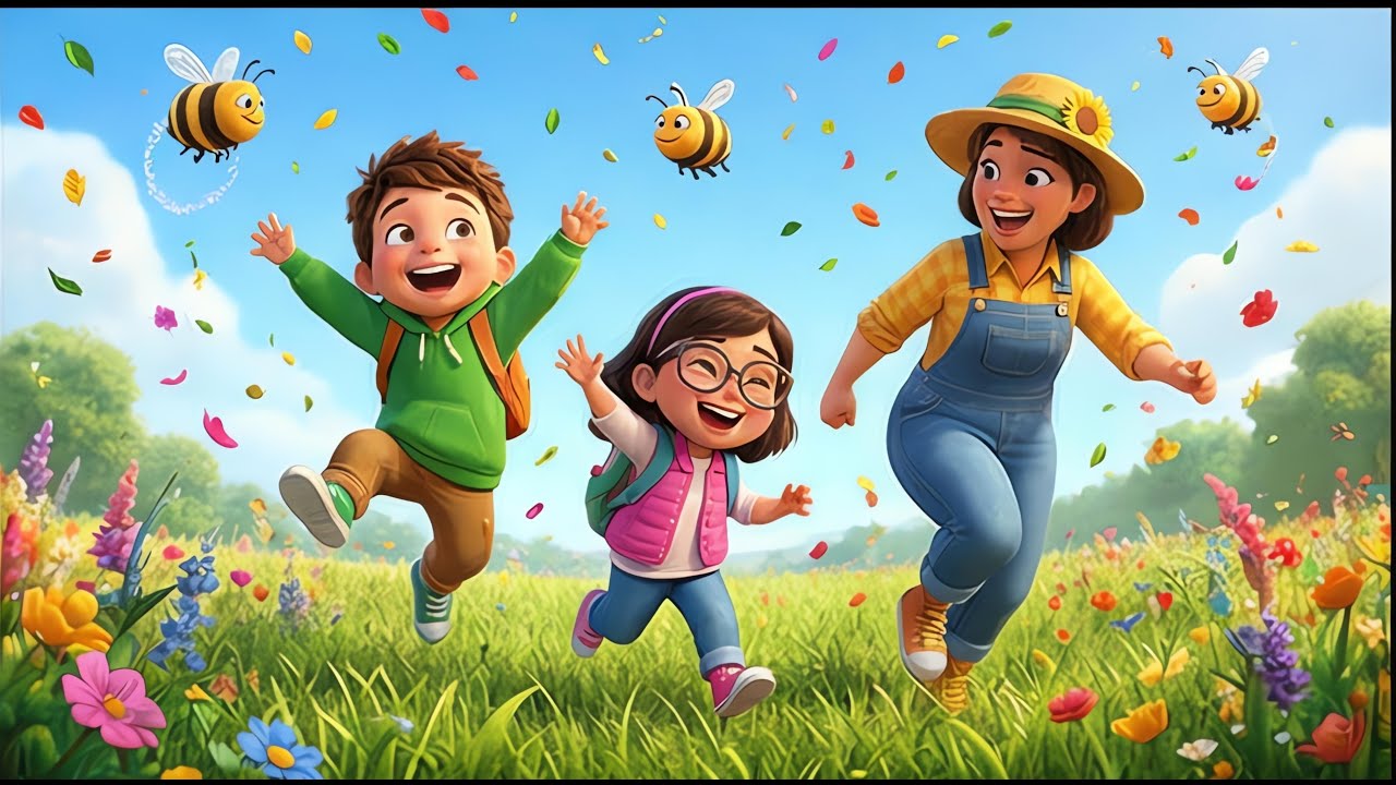 The Big Green Adventure Bus 🚌 | Fun Countryside Song for Kids!