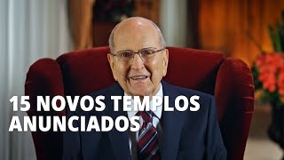 Presidente Russell M. Nelson Anuncia 15 Templos by Church Newsroom 1,712 views 1 month ago 1 minute, 36 seconds