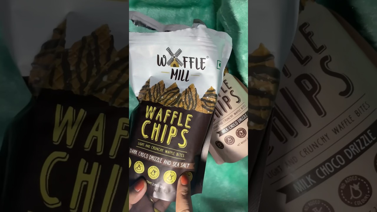 Waffle chips Review❤️ #food #foodie #waffle #waffleslive #wafflesandwich