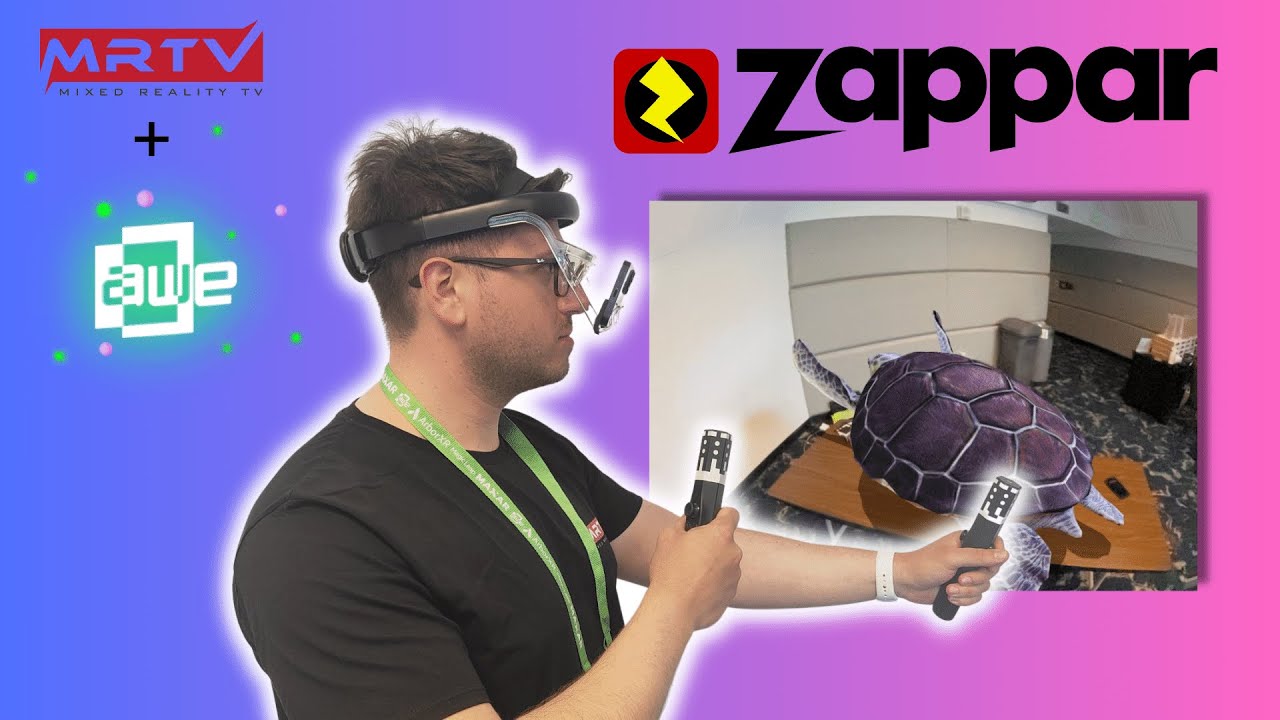 AWE USA 2023 Zappar bietet Mixed Reality für jedes Smartphone YouTube