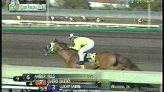 Amber Hills has her foes seeing red in the 2003 California Oaks at Golden Gate Fields