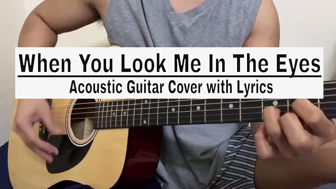 When You Look Me In The Eyes Cover