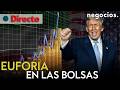 DIRECTO | EL MERCADO VUELA: LA PAZ IMPULSA LAS BOLSAS Y EL BITCOIN BUSCA MÁXIMOS DE 78.000$