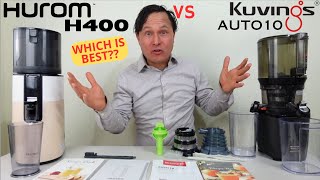 Kuvings Auto10 Hands Free vs Hurom H400 Easy Clean Comparison Review