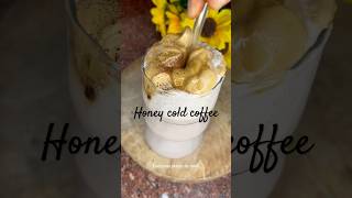 Healthy Honey Cold Coffee Recipe  | No Sugar Cafe Style Cold Coffee at Home | Summer Special Drink