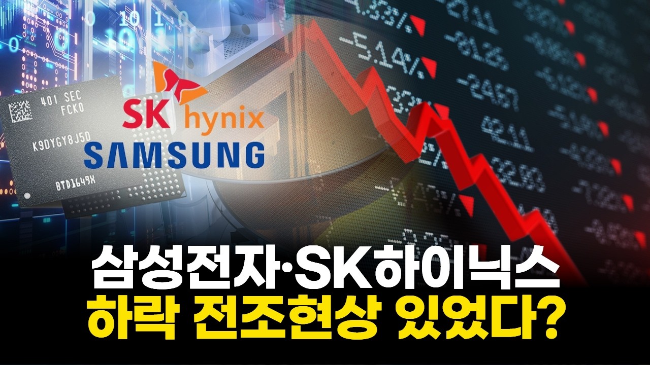 삼성전자·SK하이닉스, 하락 전조현상 있었다?