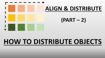Adobe Illustrator CC Tutorial | Align Panel – How to Distribute Objects #C10-E2
