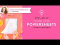 How to Set Up Your 2019 PowerSheets with Lara Casey