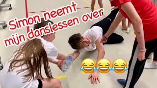 SIMON NEEMT MIJN DANSLESSEN OVER🤣💃🏼 - STIEN EDLUND