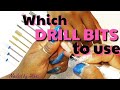 Drill Bits I use for prepping the nail | PLUS SUBSTITUTIONS