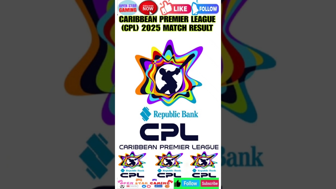 CPL 2025 9TH MATCH RESULT GUYANA AMAZON WARRIORS VS ANTIGUA AND BARBUDA FALCONS 