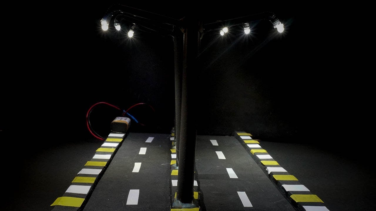 DIY Automatic Street Light With Paper | How To - YouTube