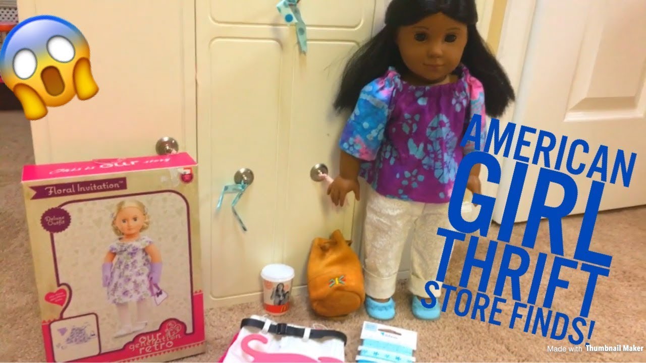 American Girl Goodwill Thrift Store Finds! [OG BRAND ITEMS?!] YouTube
