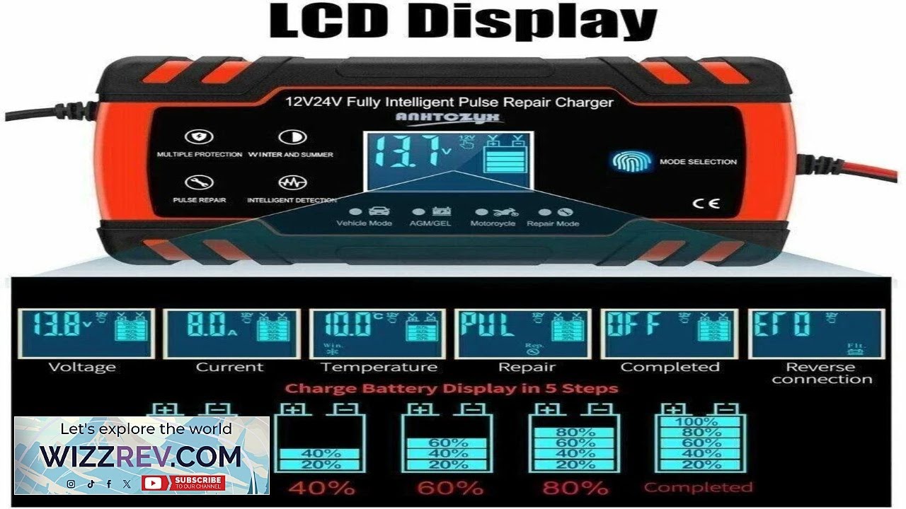 Car Battery Charger Jump Starter Booster Jumper Box Power Bank Durable Portable