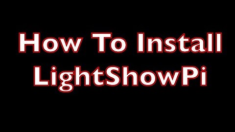 How To Install LightShowPi With WebUi On A Raspberry Pi To Control Christmas Lights