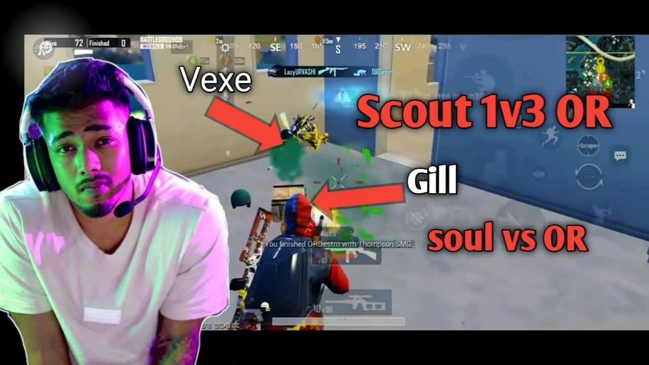 Scout 1v3 OR | Soul Vs OR Water City fight | Scout Pov ❤️