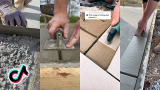 SATISFYING Concrete Work | TikTok COMPILATION Videos