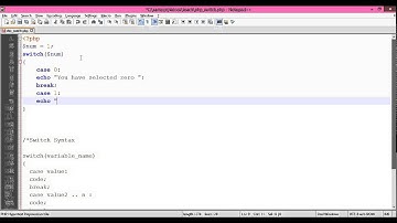 Chapter 7   PHP Switch