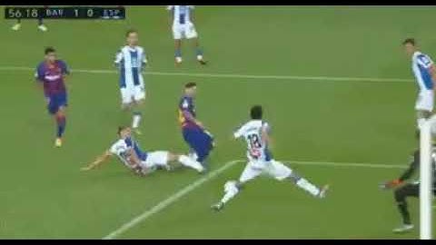 La talonnade de Griezmann pour Messi, la passe décisive de Messi pour Suarez à la finition [MSG👌]