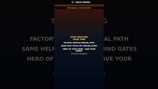True Appliance Error PE Fix | Field Cortex #Shorts