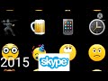 Evolution of Skype emojis😜