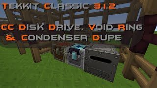 Tekkit Classic Dupes - CC Disk Drive + Black Hole Band/Void Ring + Condenser